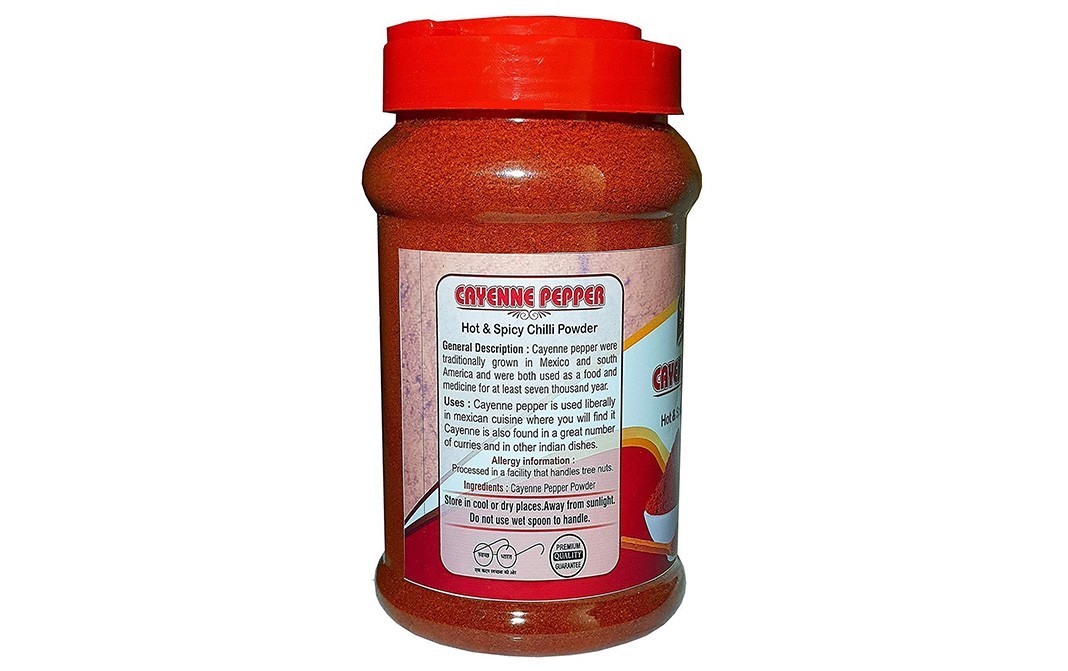 Desire Cayenne Pepper - Hot & Spicy Chilli Powder   Jar  400 grams